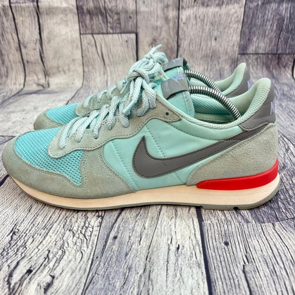 Nike Internationalist Women's Size 11 Blue Suede Athletic Running Training Shoes - Picture 4 of 11